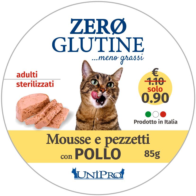 Unipro Gatto ZeroGlutine meno grassi