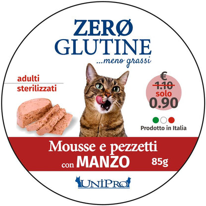 Unipro Gatto ZeroGlutine meno grassi