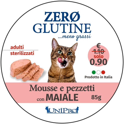 Unipro Gatto ZeroGlutine meno grassi