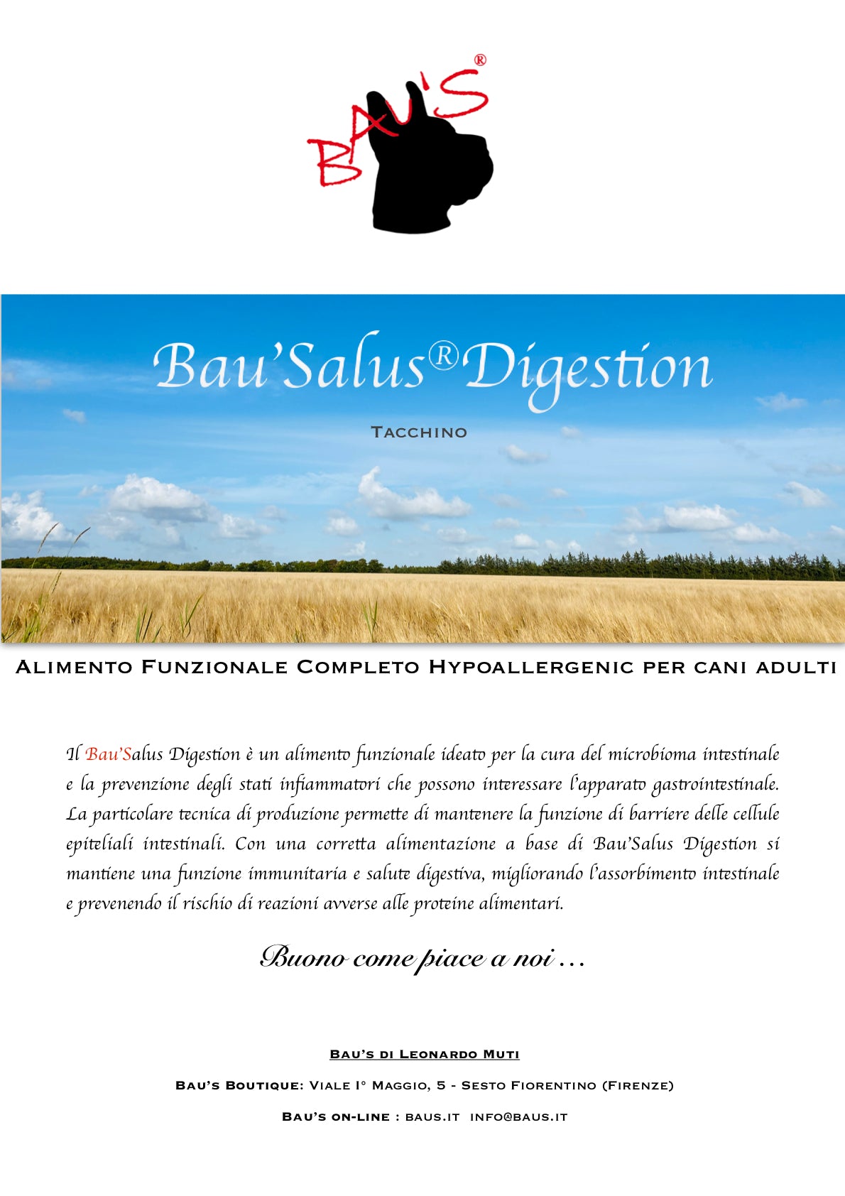 Baus Salus Digestion Tacchino