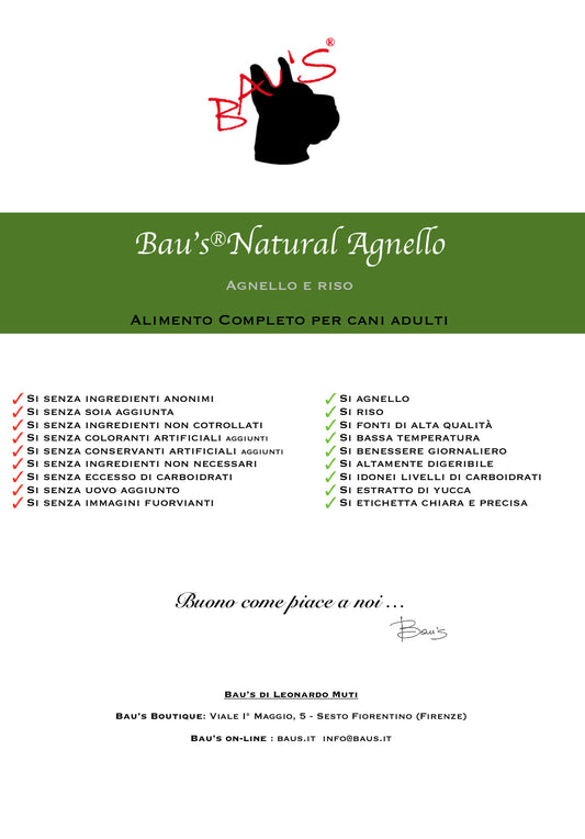 Baus Natural Agnello