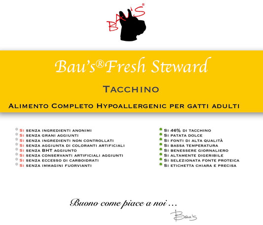 Baus Gatto Fresh Steward Tacchino