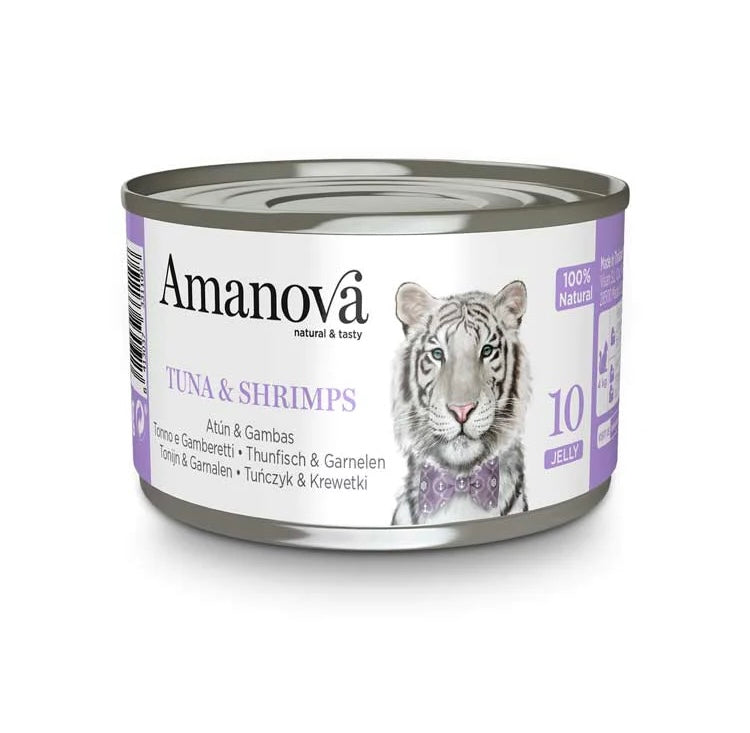 Amanova Umido Gatto Lattina 85 grammi Filetti  in JELLY