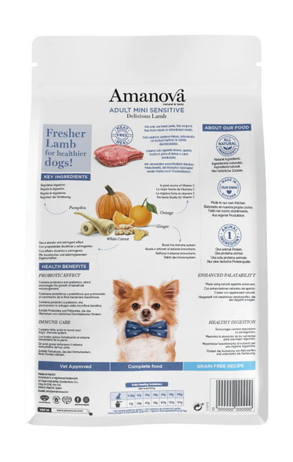 Amanova Cane Adult Agnello Sensitive Mini