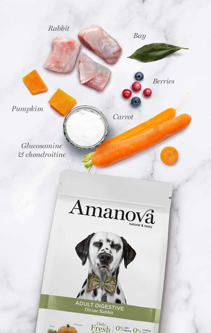 Amanova Cane Adult Coniglio Digestive