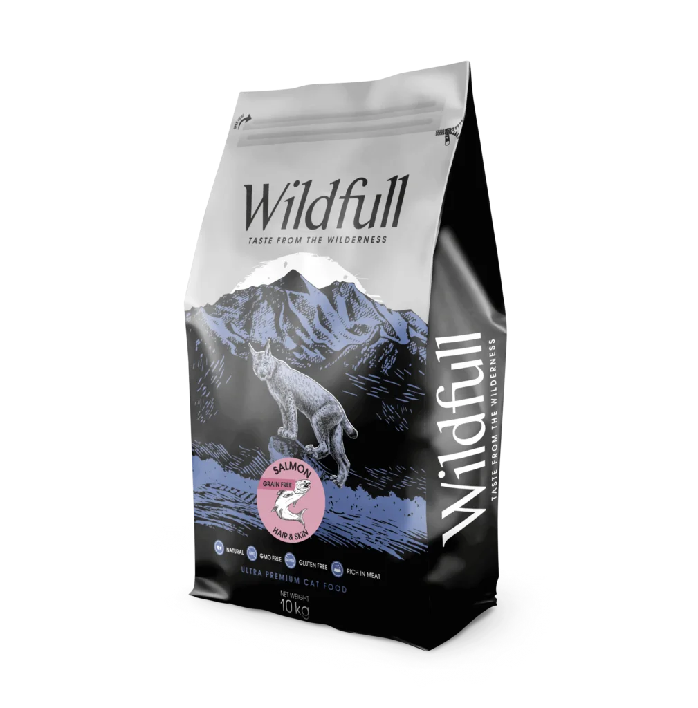 WildFull Gatto Adult Hair Skin Salmone