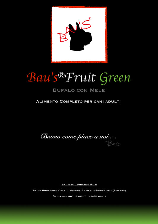 Baus Fruit Green Bufalo con mele