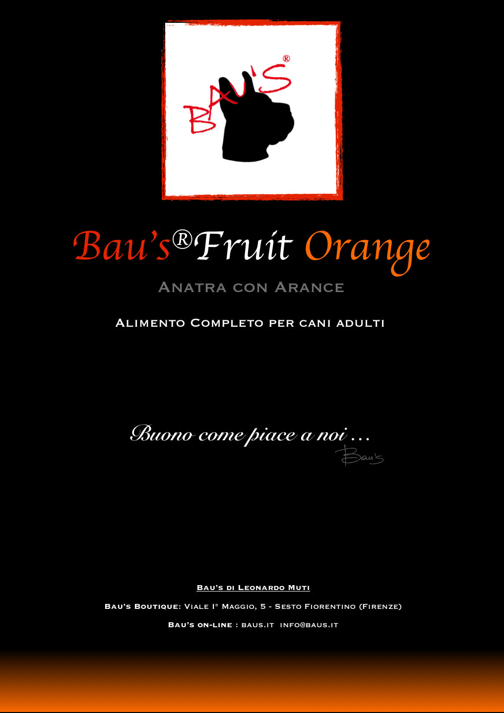 Baus Fruit Orange Anatra con Arance