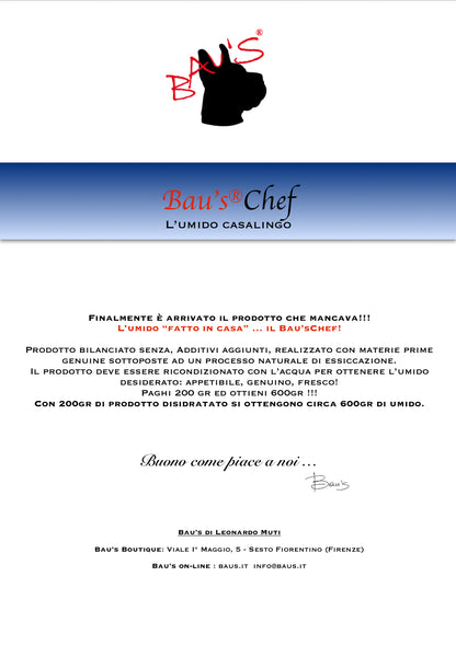 Baus Chef Pesce Cane Gatto