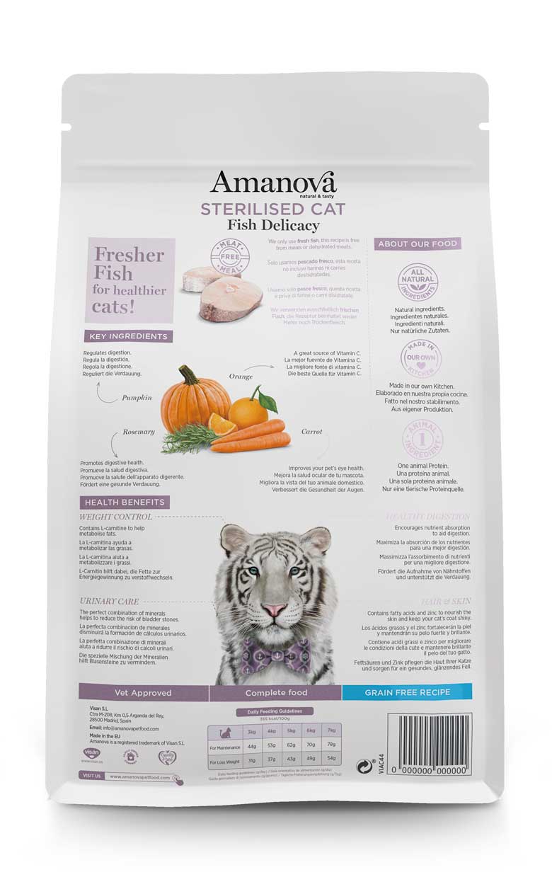 Amanova Gatto Adult Pesce Sterlised Delicacy