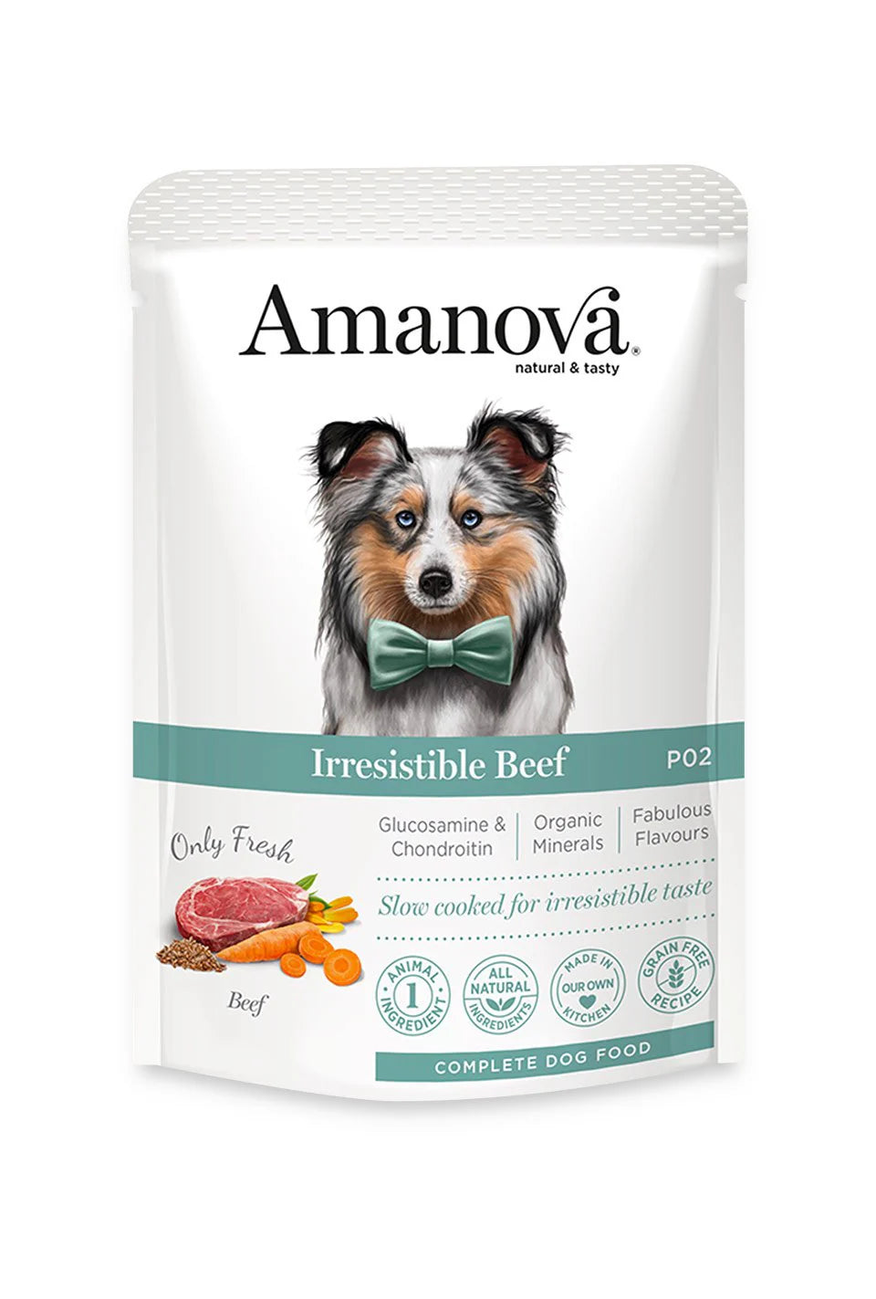 Amanova Umido Cane Bustina Pouch 100 grammi