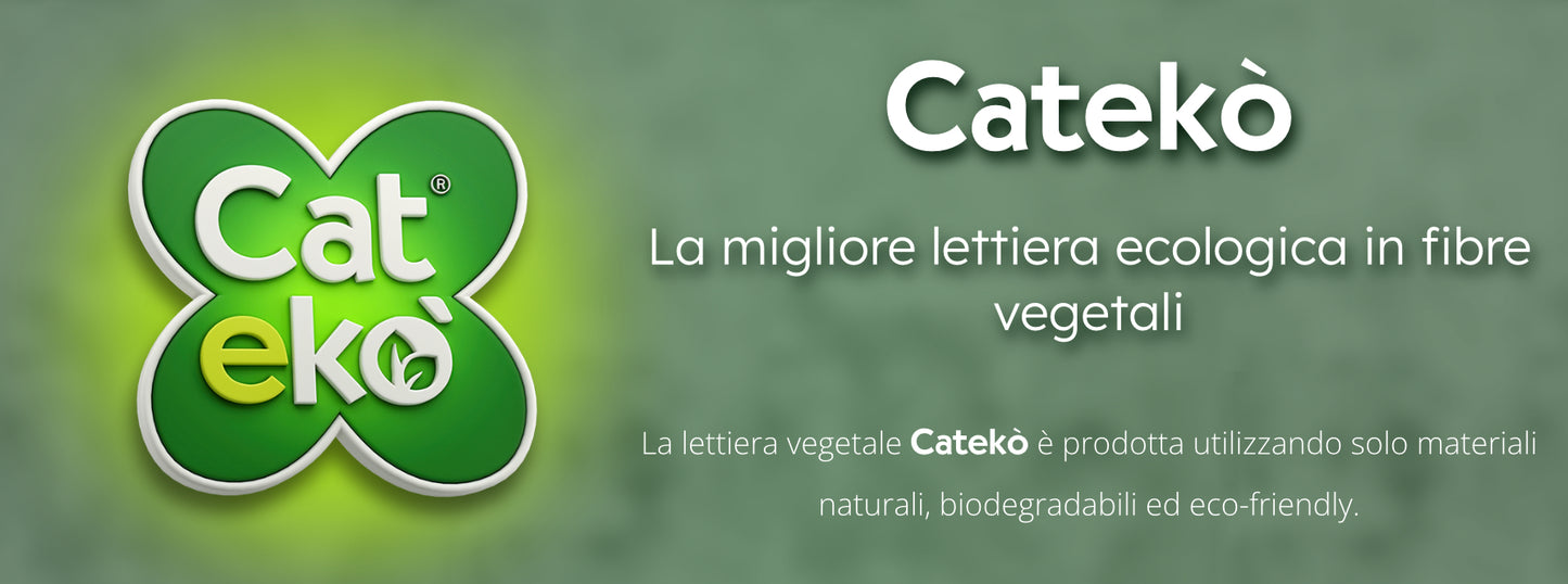 Lettiera Vegetale Cateko agglomerante