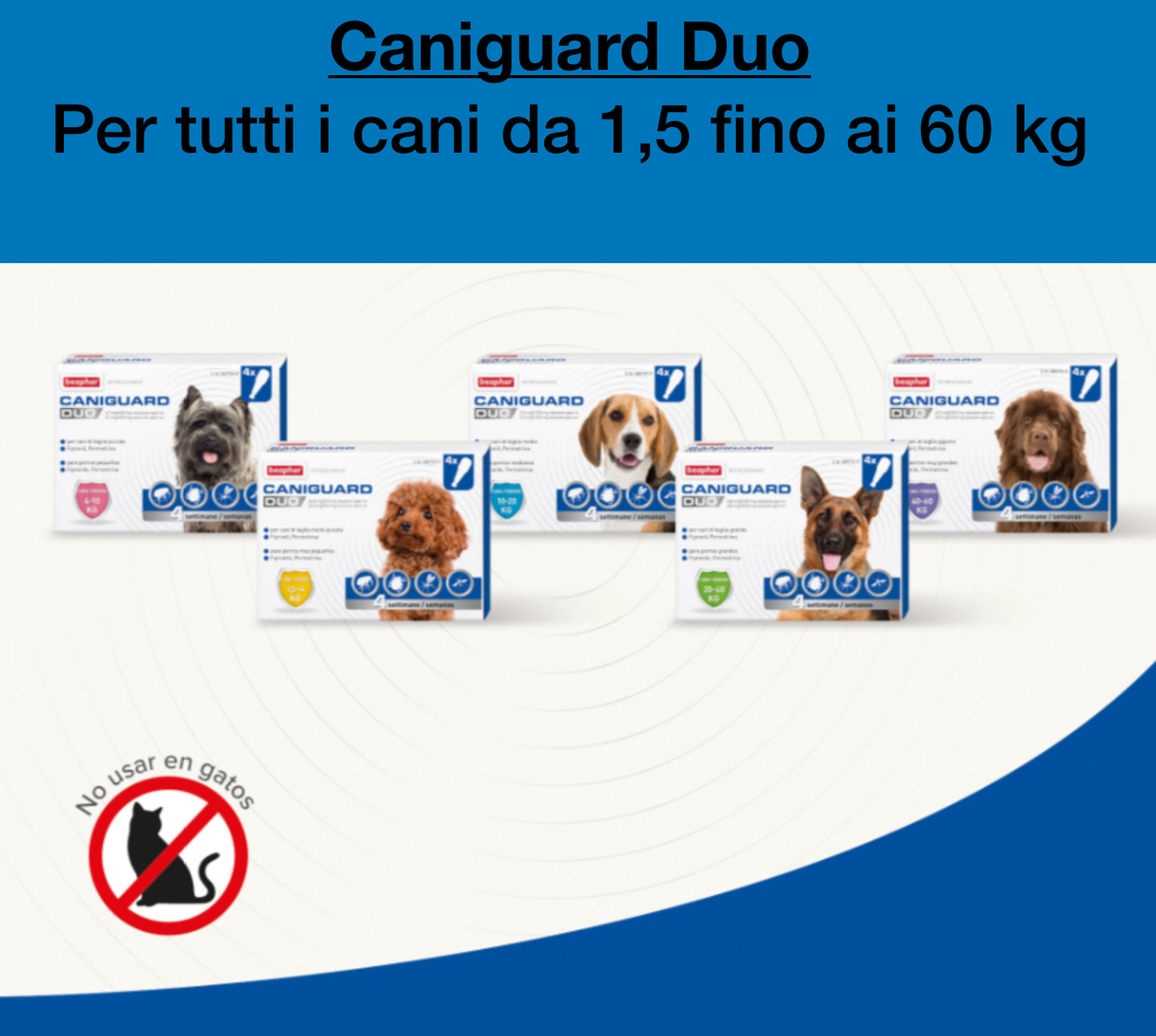 Caniguard Duo Spot On 4 Pipette