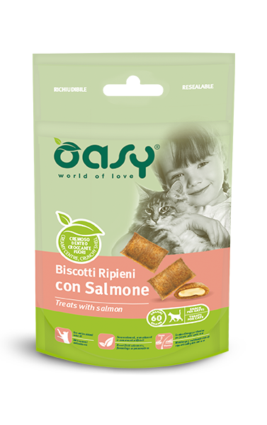 Oasy Biscotti Ripieni Gatto