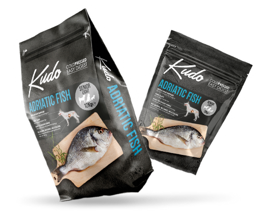 Kudo Cane Adult Adriatic Fish medio & maxi Light Senior