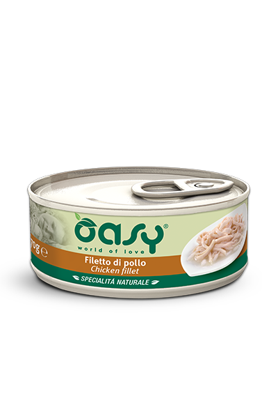 Oasy Specialità al Naturale Gatto Lattina