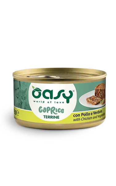 Oasy Caprice Terrine Gatto Lattina