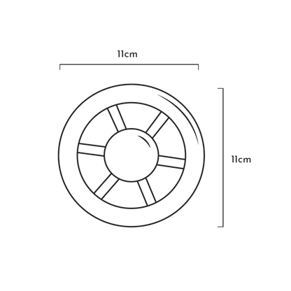 Rub for Baus Gioco Wheel Fresbee aperto