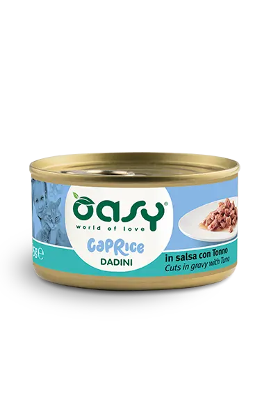 Oasy Caprice Dadini Gatto Lattina