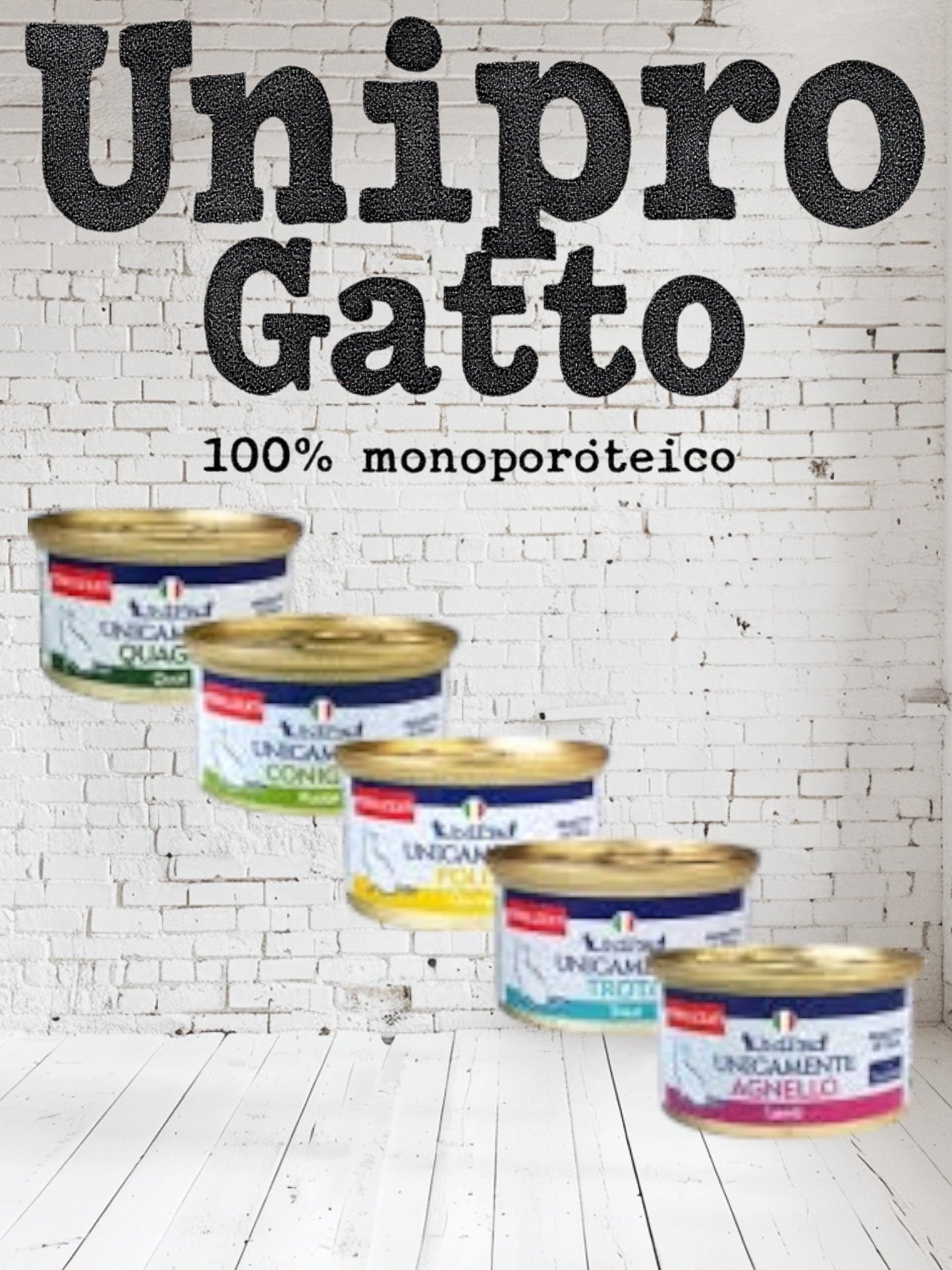 Unipro Gatto 100% Unicamente Monoproteico