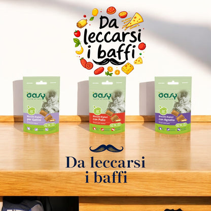 Oasy Biscotti Ripieni Gatto